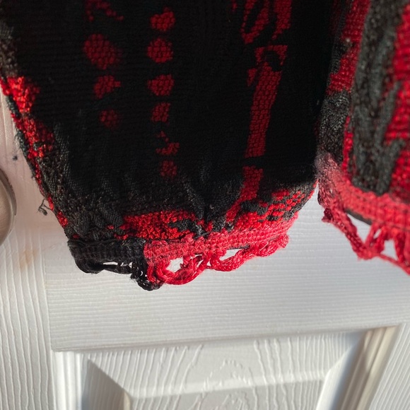 Choices blazers Jacket embroidered with black and red colors women size small - Picture 4 of 6